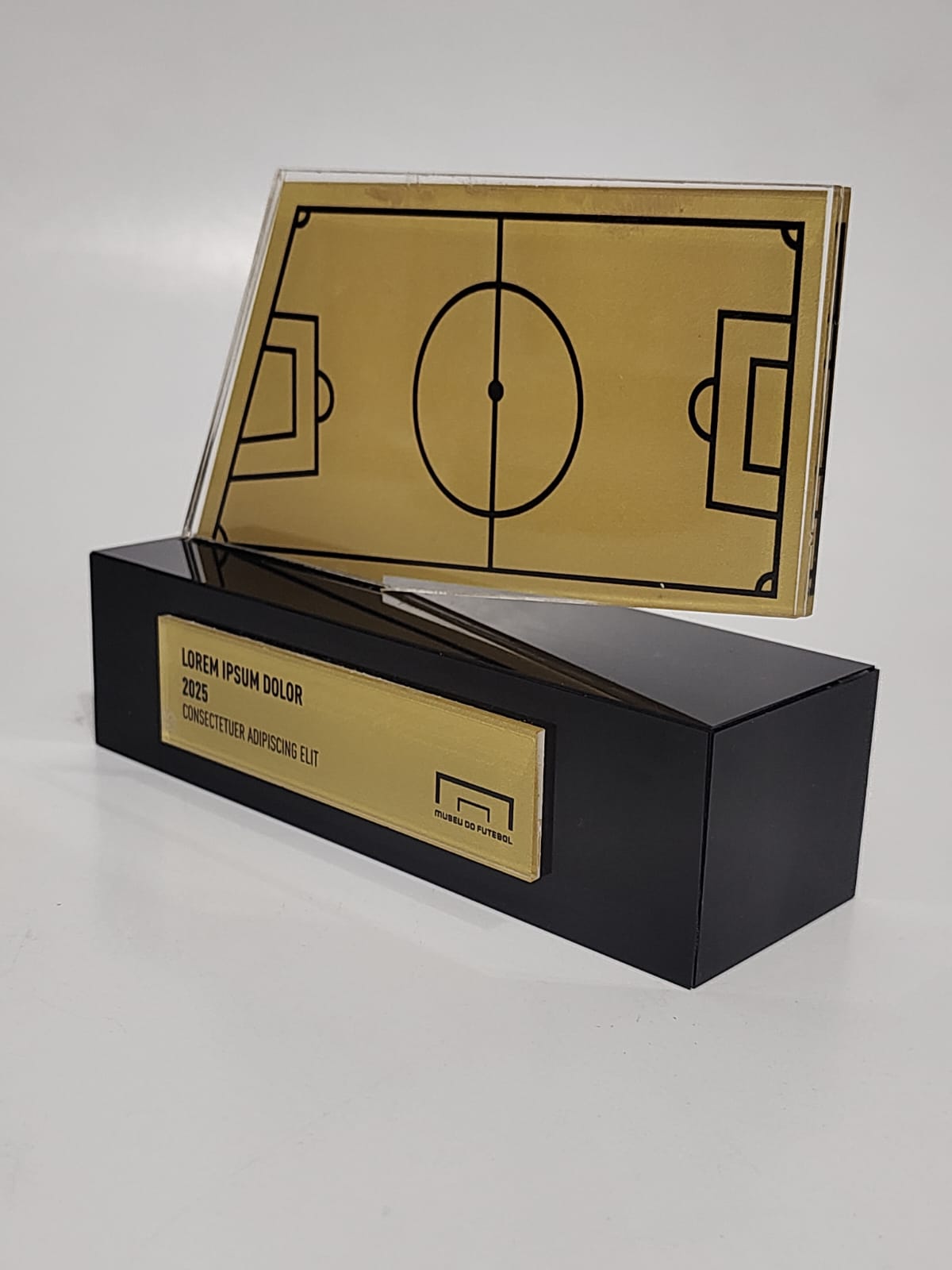 Troféu temático de futebol