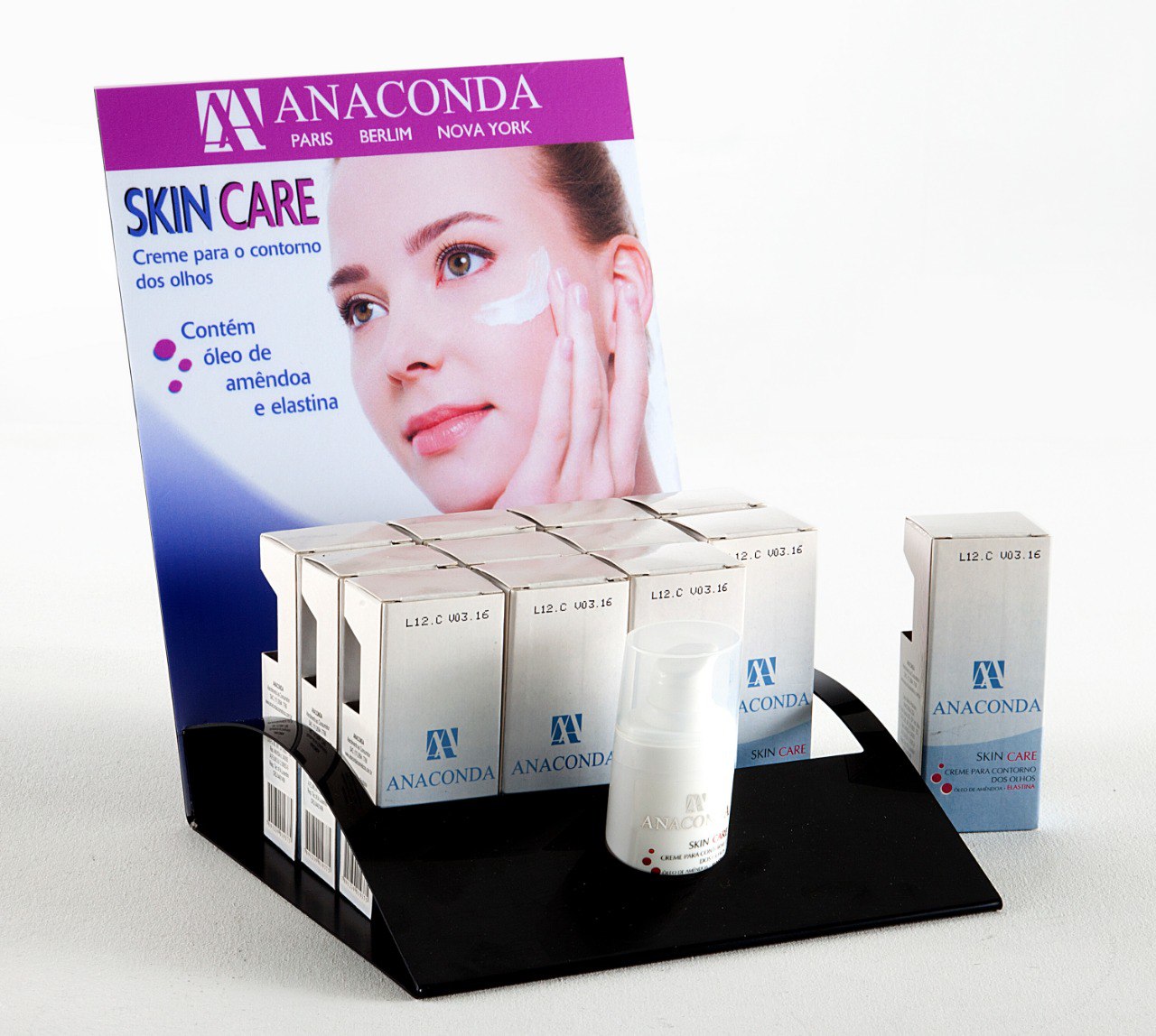Display de balcão Skin Care