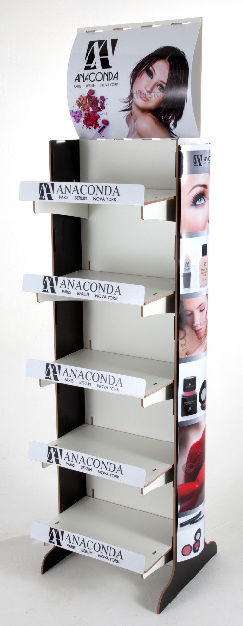 Expositor modular de cosméticos